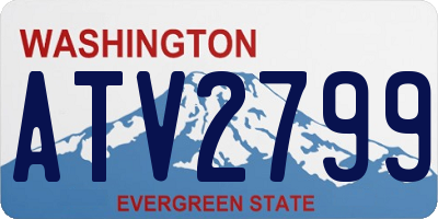 WA license plate ATV2799