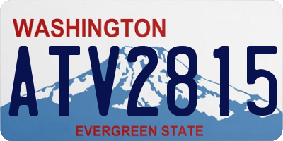 WA license plate ATV2815