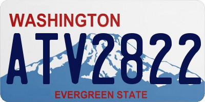 WA license plate ATV2822