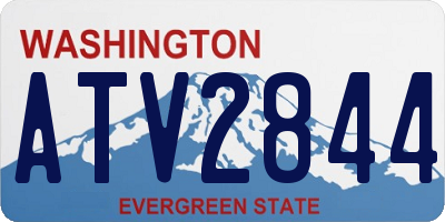 WA license plate ATV2844