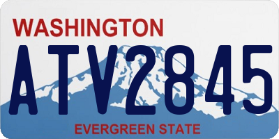 WA license plate ATV2845