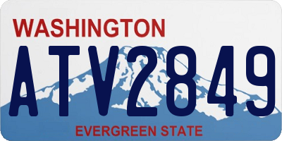 WA license plate ATV2849