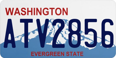 WA license plate ATV2856