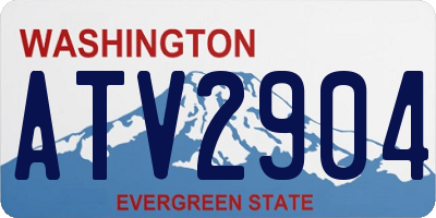 WA license plate ATV2904