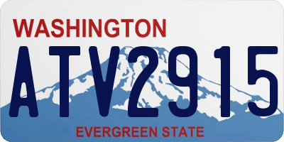 WA license plate ATV2915