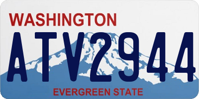 WA license plate ATV2944