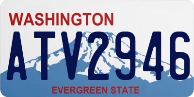 WA license plate ATV2946