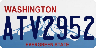 WA license plate ATV2952