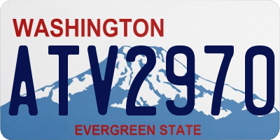 WA license plate ATV2970