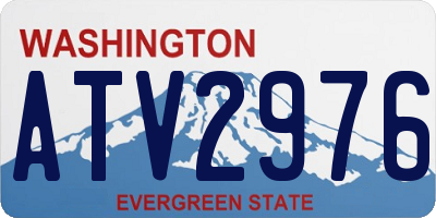 WA license plate ATV2976