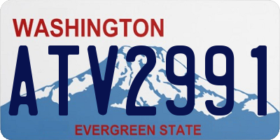 WA license plate ATV2991