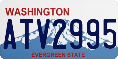 WA license plate ATV2995