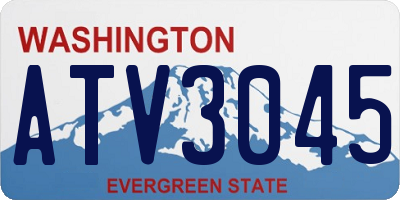 WA license plate ATV3045