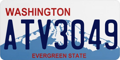 WA license plate ATV3049