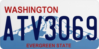 WA license plate ATV3069