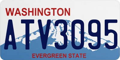 WA license plate ATV3095