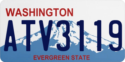 WA license plate ATV3119