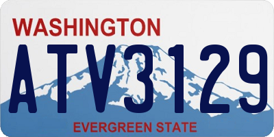 WA license plate ATV3129