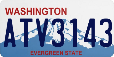 WA license plate ATV3143