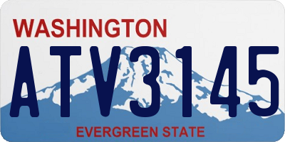 WA license plate ATV3145