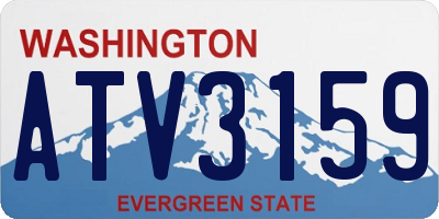 WA license plate ATV3159
