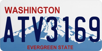 WA license plate ATV3169
