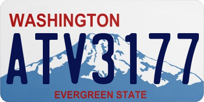 WA license plate ATV3177