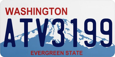 WA license plate ATV3199