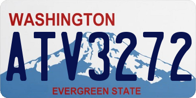 WA license plate ATV3272
