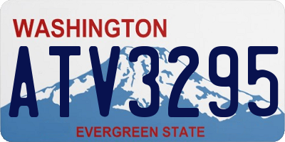 WA license plate ATV3295