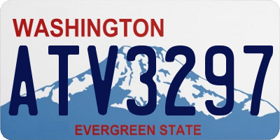 WA license plate ATV3297