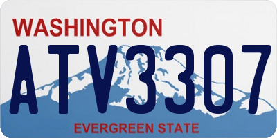 WA license plate ATV3307