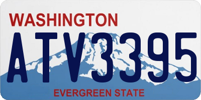 WA license plate ATV3395