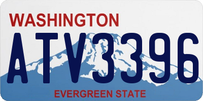 WA license plate ATV3396