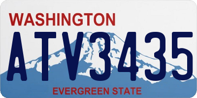 WA license plate ATV3435