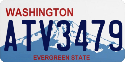 WA license plate ATV3479