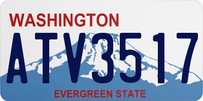 WA license plate ATV3517
