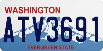 WA license plate ATV3691