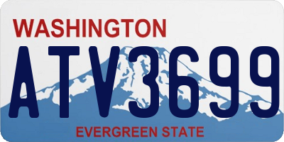 WA license plate ATV3699