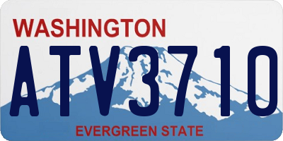 WA license plate ATV3710