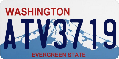 WA license plate ATV3719