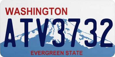 WA license plate ATV3732