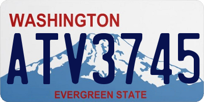 WA license plate ATV3745