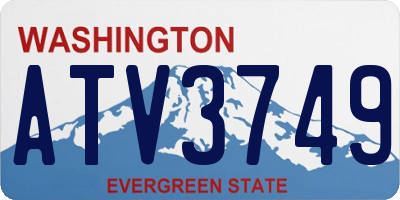WA license plate ATV3749