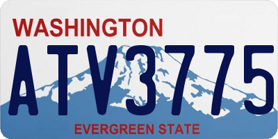 WA license plate ATV3775