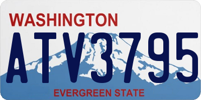 WA license plate ATV3795