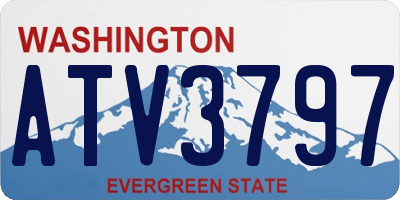 WA license plate ATV3797