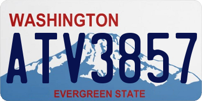 WA license plate ATV3857