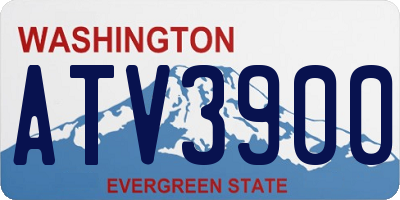 WA license plate ATV3900