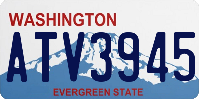 WA license plate ATV3945
